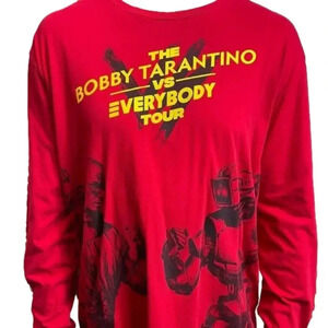 RARE Logic Bobby Tarantino Vs Everybody Tour Red Long Sleeve‎ Tee.